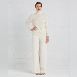 NWT Ryan Roche satin silk pants